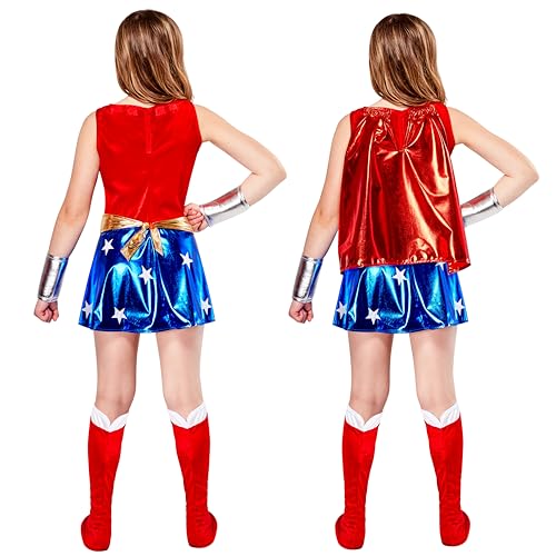 DC Comics: Wonder Woman Costume for Kids by Rubies, Girl's Medium