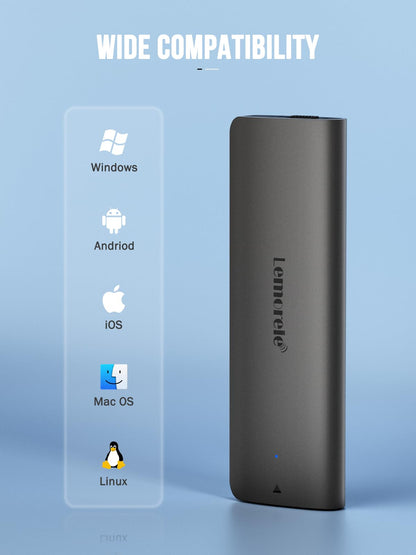 Lemorele M.2 NVMe Enclosure,USB 3.2 Gen2 10Gbps Tool-Free ,SSD Enclosure for NVMe PCIe M-Key,Nvme USB Adapter Support UASP Trim for 2280 2260 2242 2230(Sata NOT Supported)