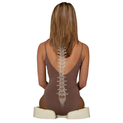 Kabooti Donut Seat Cushion, 3-in-1 Design with Center Cutout for Tailbone Pain, Sciatica and Hemorrhoids