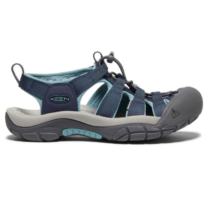 KEEN Women's Newport H2 Closed Toe Water Sandals, Navy/Magnet, 8