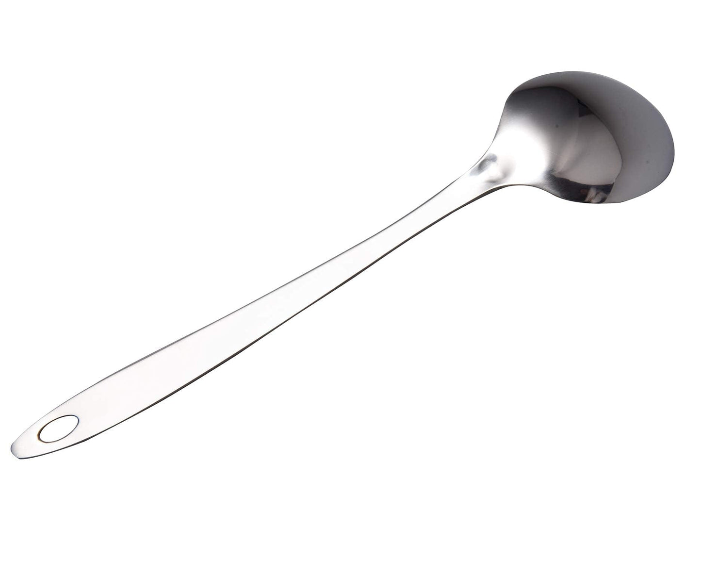 IMEEA Large Cooking Spoon Stainless Steel Basting Spoon for Cooking Serving Spoon, 12.8-Inch