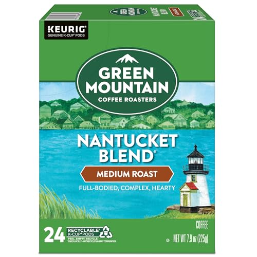Green Mountain Coffee Roasters Nantucket Blend Keurig Single-Serve K-Cup Pods, Medium Roast Coffee, 96 Count
