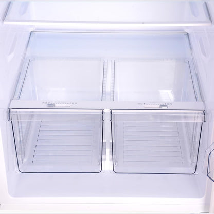 Kenmore 33 in. 20.5 cu. ft. Capacity Refrigerator/Freezer with Full-Width Adjustable Glass Shelving, Humidity Control Crispers, ENERGY STAR Certified, Black