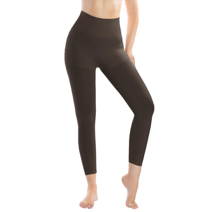 +MD Shapewear for Women Tummy Control Seamless High Waisted Light Compression Footless Tights Leggings