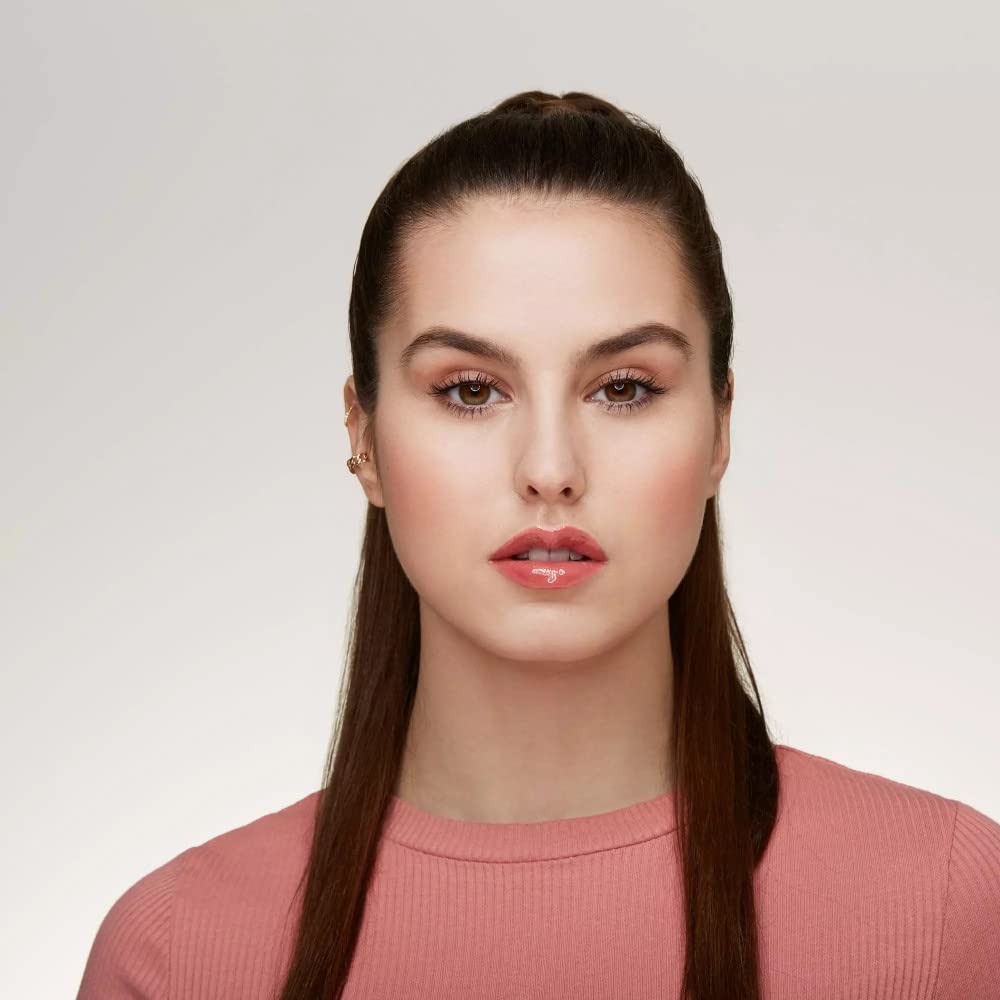 Essence Extreme Shine Volume Lip Gloss, No. 09 Shadow Rose, Nude, Radiantly Fresh, Shiny, Translucent, Vegan, Oil-Free, Alcohol-Free (5 ml)