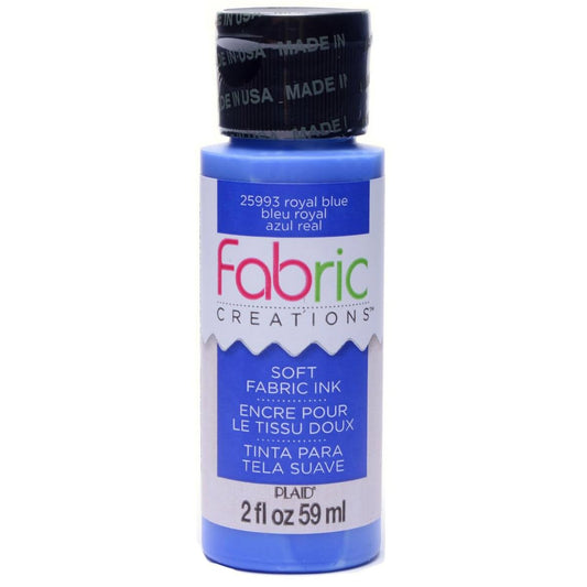 Fabric Creations Fabric Ink in Assorted Colors (2-Ounce), Royal Blue