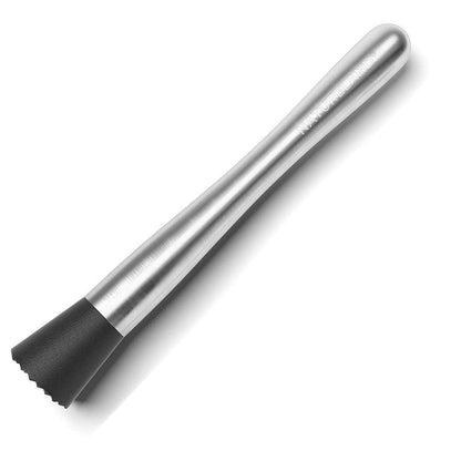 Food-Grad 304 Stainless Steel Cocktail Muddler and Mixing Spoon Home Bar Tool Set -Dishwasher Safe - Create Delicious Mojitos and Other Fruit Based Drinks (8 inch)