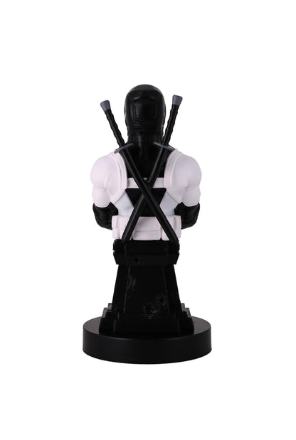 Exquisite Gaming: Deadpool Back in Black: Deadpool Venom - Original Mobile Phone & Gaming Controller Holder, Device Stand, Cable Guys, Licensed Figure