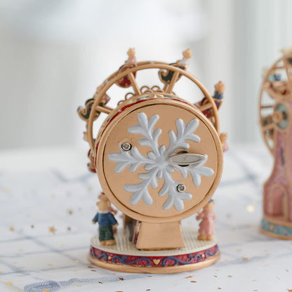 LOVE FOR YOU Gift Wrapped Music Box Bear Ferris Wheel Musical Decoration for Girls and Kids Sister Son Daughter Mom Granddaughter Grandma Niece Women Christmas Birthday Presents Gifts