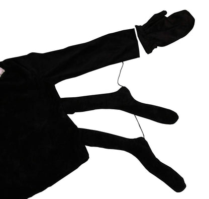 KIMI HOUSE Spider Costume for Kids, Perfect for Halloween, Animal Dress up Party, Black(M/5-7Y)