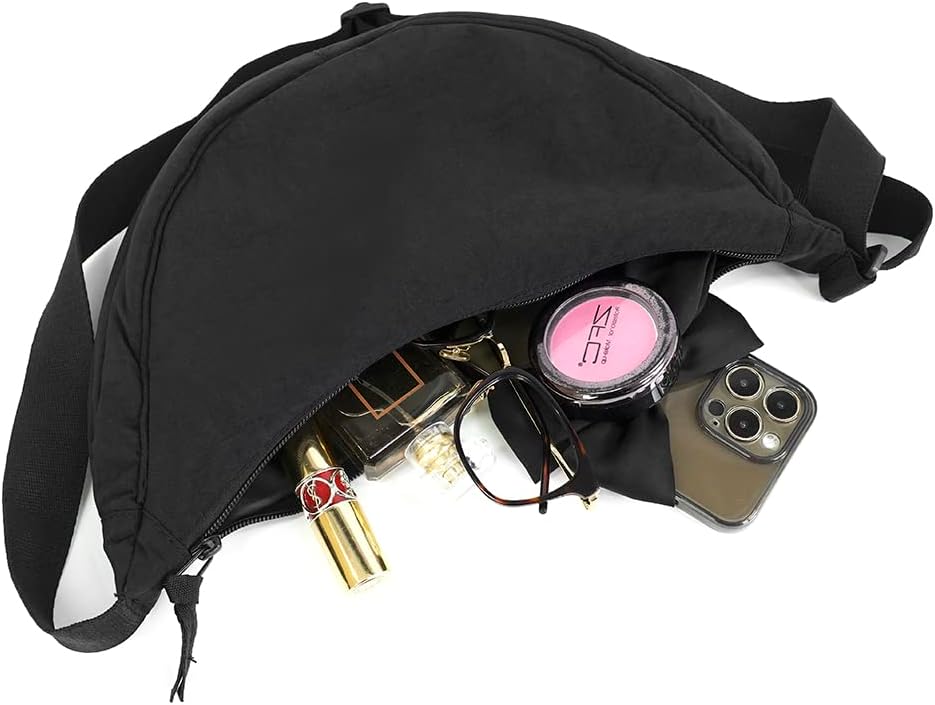 Crossbody Bag Hobo Sling Crescent Bag Women Men Trendy Small Shoulder Bag Purse Dumpling Bag Casual Handbag Adjustable Strap