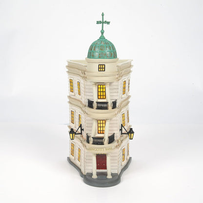 Department 56, Resin 6005616 Harry Potter Village Gringotts Bank Lit Building, 10.16 Inch, Multicolor