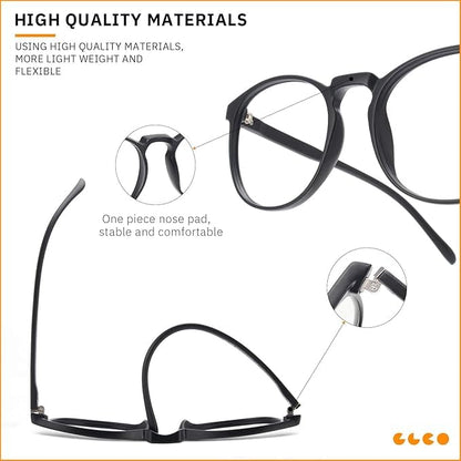 IBOANN Iconic Blue Light Glasses for Woman - Computer Glasses up to 99% Blue Light Blocking - Anti Eyestrain & UV Glare