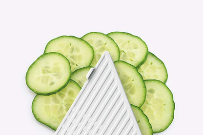 GSD Universal Mandoline Vegetable Slicer | 3 Inserts For Fruit / Cheese / French Fries - Made in Germany - Premium Quality