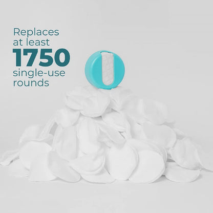 LastRound Reusable Cotton Pads - Eco friendly alternative to single use cotton rounds - Made in Denmark - Consists of 7 reusable makeup remover pads - Must Have Essential in your Makeup Bag