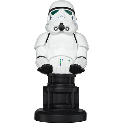 Exquisite Gaming: Star Wars: Stormtrooper - Original Mobile Phone & Gaming Controller Holder, Device Stand, Cable Guys, Collectable Licensed Figure