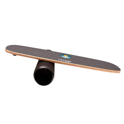 Fitlaya Fitness Balance Board Trainer Wooden Training Equipment for Fitness Workout, Hockey‎, Skateboarding, Surfing and Snowboarding (SUN & SNOWMOUNT)