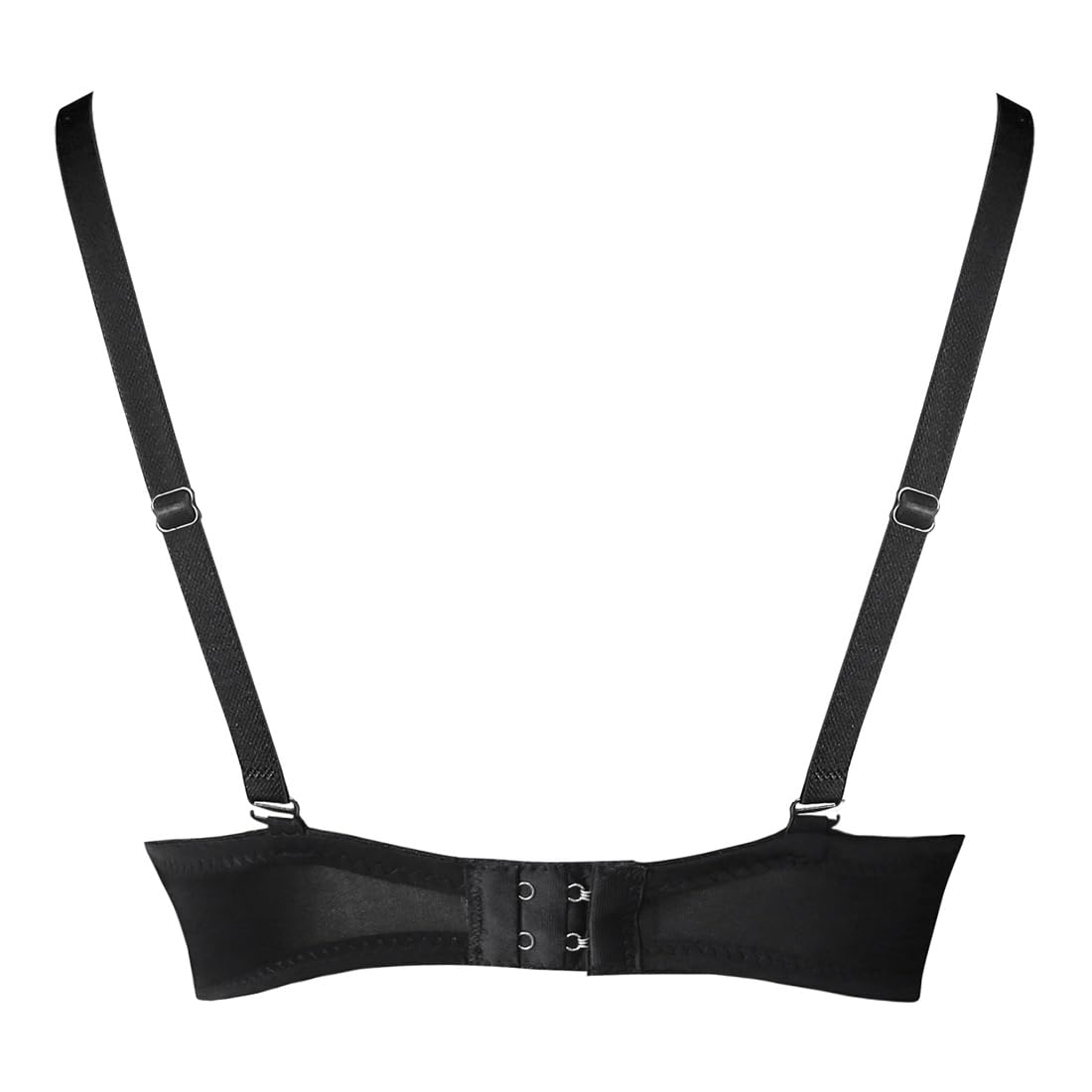 Kimring Women's Steampunk B Cup Spike Studs Rivet Party Club Rave Underwire Sport Bras Tops Grey Medium