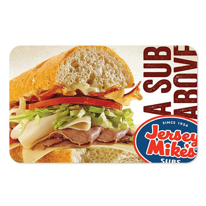 Jersey Mike's eGift Cards - Standard