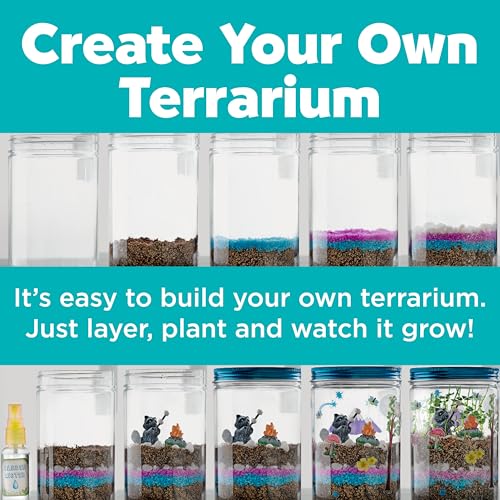 Creativity for Kids Grow 'N Glow Terrarium Kit - Educational Science Kits, Kids Gifts for Boys and Girls, Craft and STEM Projects (Ages 6+)