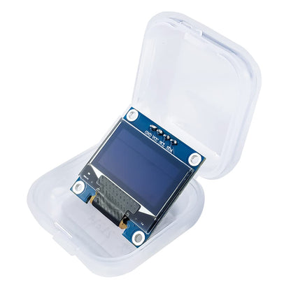 Hosyond 5 Pcs 0.96 Inch OLED I2C IIC Display Module 12864 128x64 Pixel SSD1306 Mini Self-Luminous OLED Screen Board Compatible with Arduino Raspberry Pi(Blue and Yellow)