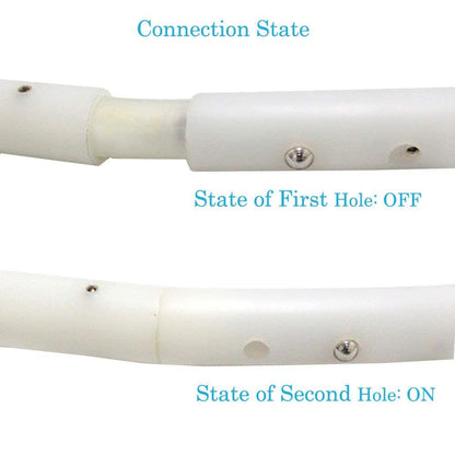 LED Hoops for Kids Adults - CRTEPST Light Up Glow Sport Rings Dance Toy for Sports Playing Exercise