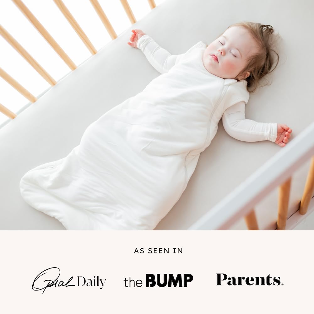 KYTE BABY Unisex Rayon Made from Bamboo Sleep Bag for Babies and Toddlers, 1.0 Tog (Medium, Fog)