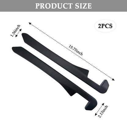 IHOTDER 2PCS Car Seat Gap Filler - Car Seat Gap Filler Organizer for Holding Phone,Key,Purse - Universal Car Gap Filler Fits Car Truck SUV Car Interior Accessories (Black/2PCS)…