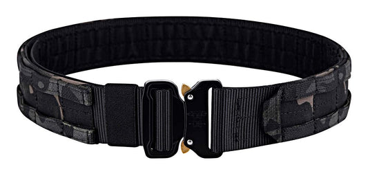 KRYDEX Quick Release Rigger MOLLE Belt 1.75 Inch Inner & Outer Tactical Heavy Duty Belt (MCBK, Small)