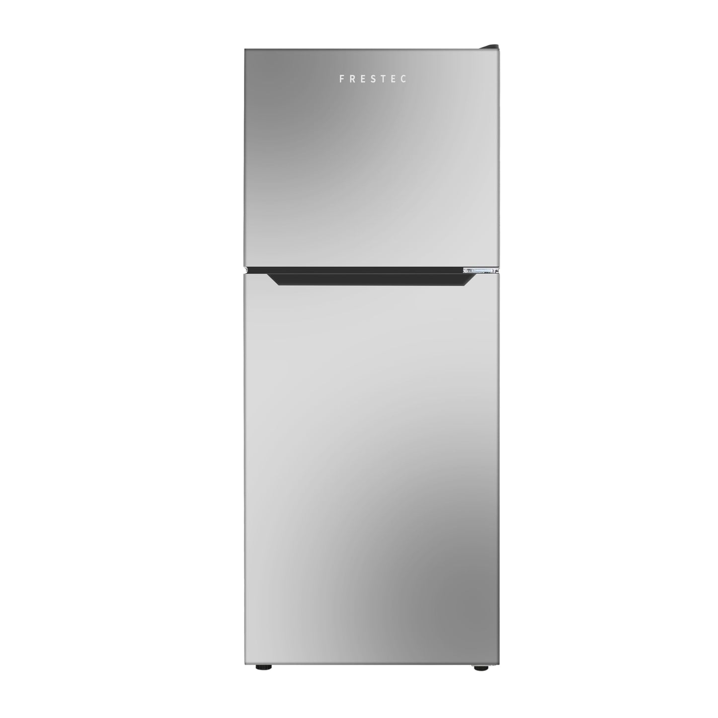 Frestec 12.1 CU' Refrigerator with Freezer, Apartment Size Refrigerator Top Freezer, 2 Door Fridge with Adjustable Thermostat Control, Freestanding, Door Swing, Stainless Steel (FR 1202 SL)