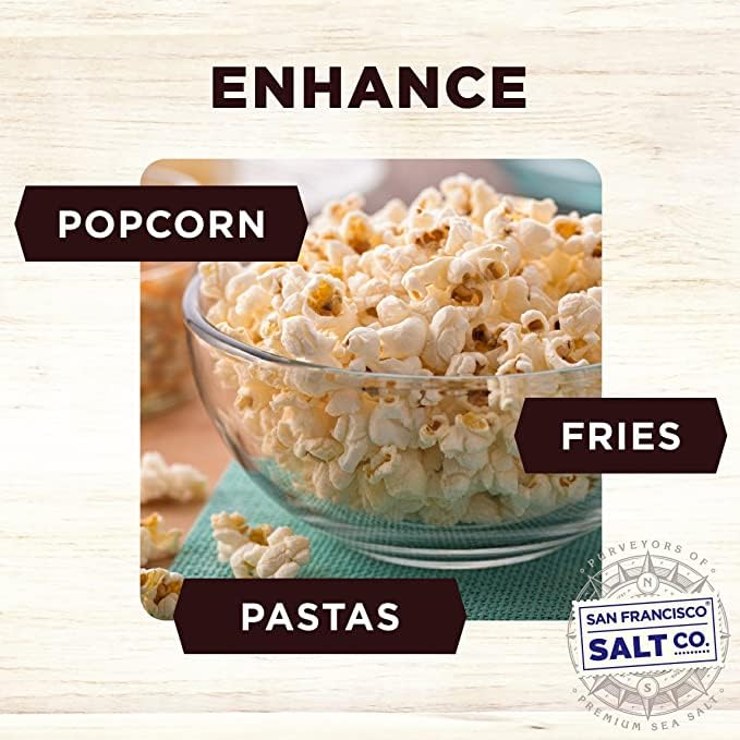 Italian Black Truffle Salt 2 lb. Bulk Bag by San Francisco Salt Company