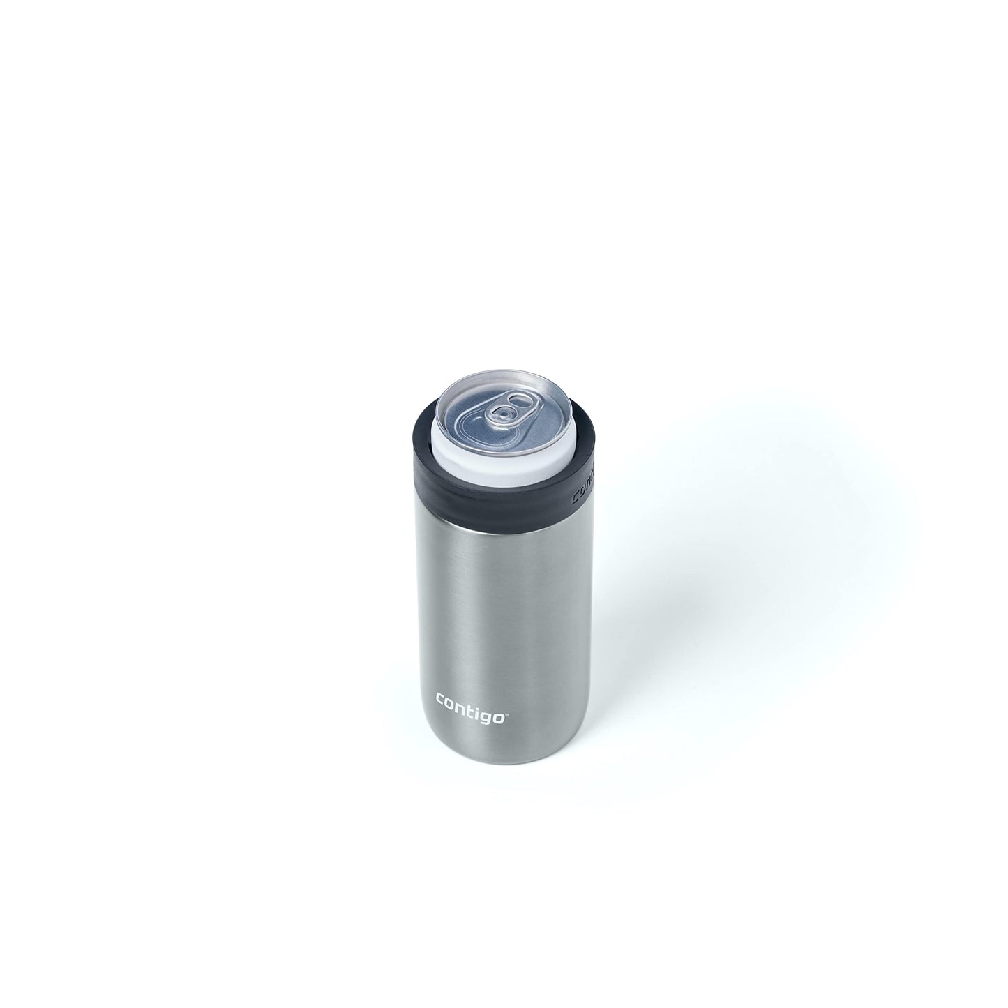 Contigo River North Stainless Steel Wine Tumbler with Splash-Proof Lid, 12oz., 2 Pack, Dark Ice & Stainless Steel