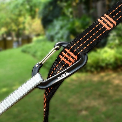 12KN Heavy Duty Carabiner Clips - Favofit 3.2'' Small Carbineers for Hiking Camping Hammocks Keys Keychains Dog Leashes - Ideal for Outdoor Enthusiasts