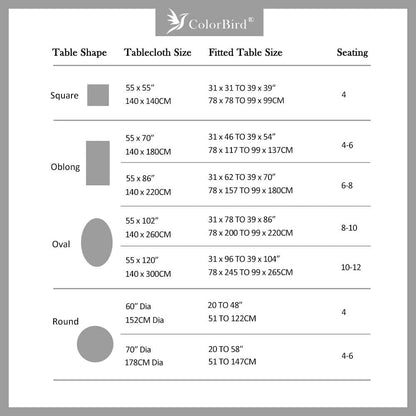 ColorBird Fabric Tablecloths for Rectangle Tables, 55x102 inch Washable Kitchen Table Cloth Rectangle, Green Leaves 8ft Tablecloth Burlap Table Cover for Dinning Picnic Party