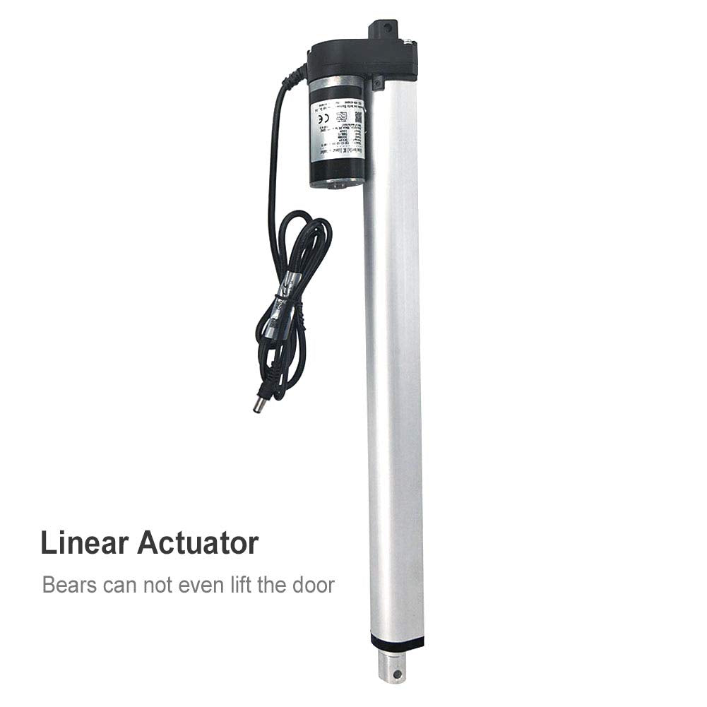 JVR Automatic Chicken Coop Smart Door Compatible with Alexa, Google Assistant, Home Assistant, Tuya - WiFi Electric Opener, Auto Sunrise/Sunset Dusk to Dawn Doors, Chicken Coop Accessories