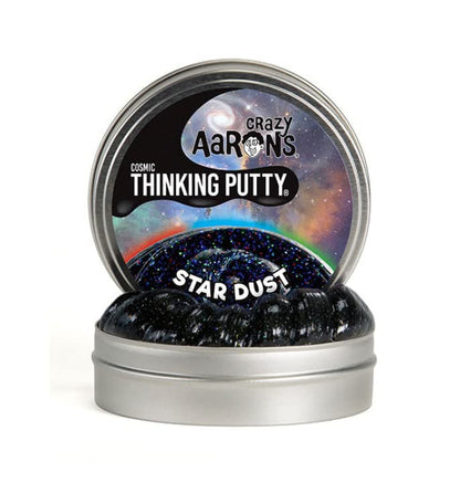 Crazy Aaron's Thinking Putty® - Cosmic Star Dust - Multi-Color Sensory Putty for Kids and Adults in a 4" Tin - Creative and Endless Fun, Stress Relief Therapy Toys, Never Dries Out - Made in USA