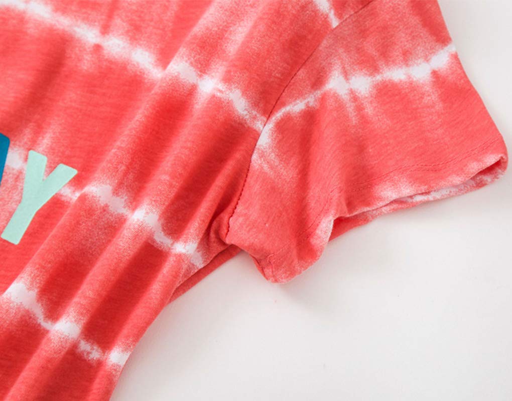 GTLY Womens Plus Size Pajama Sets Summer Cotton Sleepwear Tops with Capri Pants Pjs Ladies Orange Stripe Pajama Set