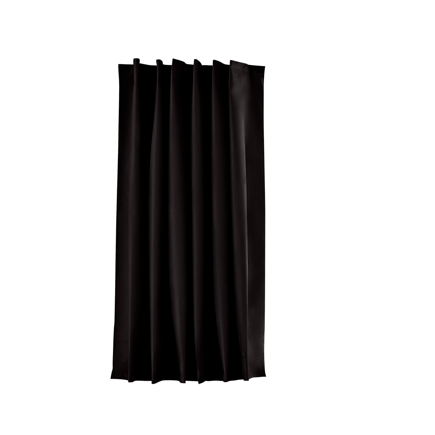 Amazon Basics Portable Blackout Curtain Shade with Suction Cups, 50" x 78", 1-Pack, Black