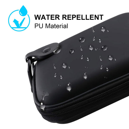 Lacdo Hard Drive Carrying Case for Seagate Portable/Seagate One Touch/Game Drive for PS5 / Ultra Touch Portable External Hard Drive HDD 1TB 2TB 4TB 5TB USB 3.0 Shockproof Travel Bag, Black