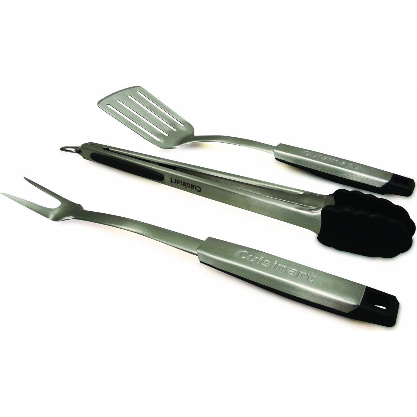 Cuisinart CGS-333 Professional Grill Tool Set (3-Piece),Black and Stainless Steel