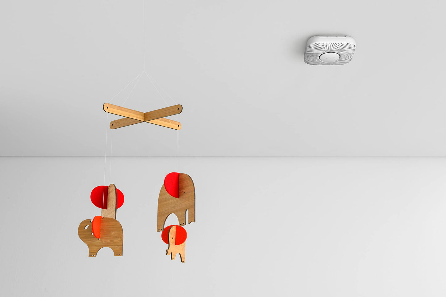 Google Nest Protect - Smoke Alarm - Smoke Detector and Carbon Monoxide Detector - Battery Operated , White - S3000BWES