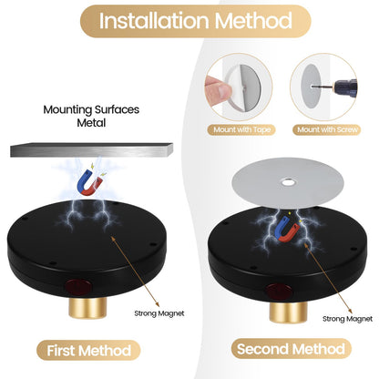 HAMVIDNE LED Spotlight, Rechargeable Battery Spot Lights with Remote, Uplighting Indoor, Stick Plant Spotlights for Wall Art Display Artwork Picture Painting-2Pack