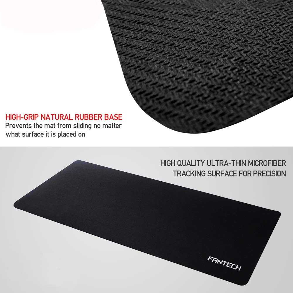 Large Gaming Mouse Pad, Extended Mouse-Mat Non-Slip Rubber Base for Laptop, Notebook, Computer, Desktop, PC, Gamer, Office