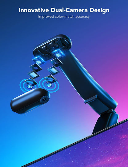 Govee Envisual TV LED Backlight T2 with Dual Cameras, 11.8ft RGBIC Wi-Fi LED Strip Lights for 55-65 inch TVs, Double Strip Light Beads, for Home Decorations, Smart App Control, Music Sync