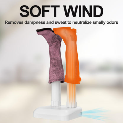 LAVIEAIR Boot Dryer Shoe Dryer for Work Boots Sneakers and Gloves, No Damage Ultra Low Temperature Drying, Fanless Noiseless Boot Warmer Deodorizer
