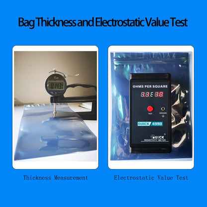 Daarcin Anti Static Bags,ESD Bags,30pcs Mixed Sizes Antistatic Resealable Bag for 3.5 Hard Drive, 2.5 Solid State Drive,with Labels, ESD Shielding Bag for Varieties of Electronic Device