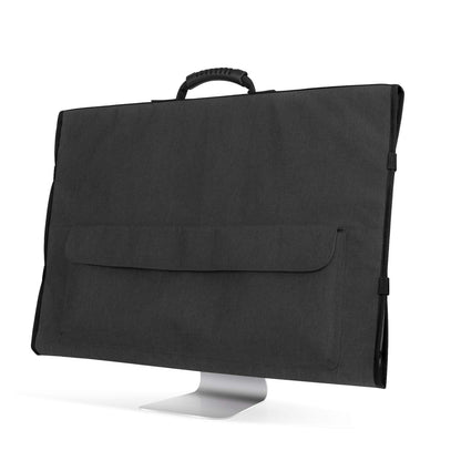 CURMIO Travel Carrying Bag Compatible for Apple 27" iMac, Protective Monitor Dust Cover for 27" LCD Screens and Accessories, Black, Patent Pending