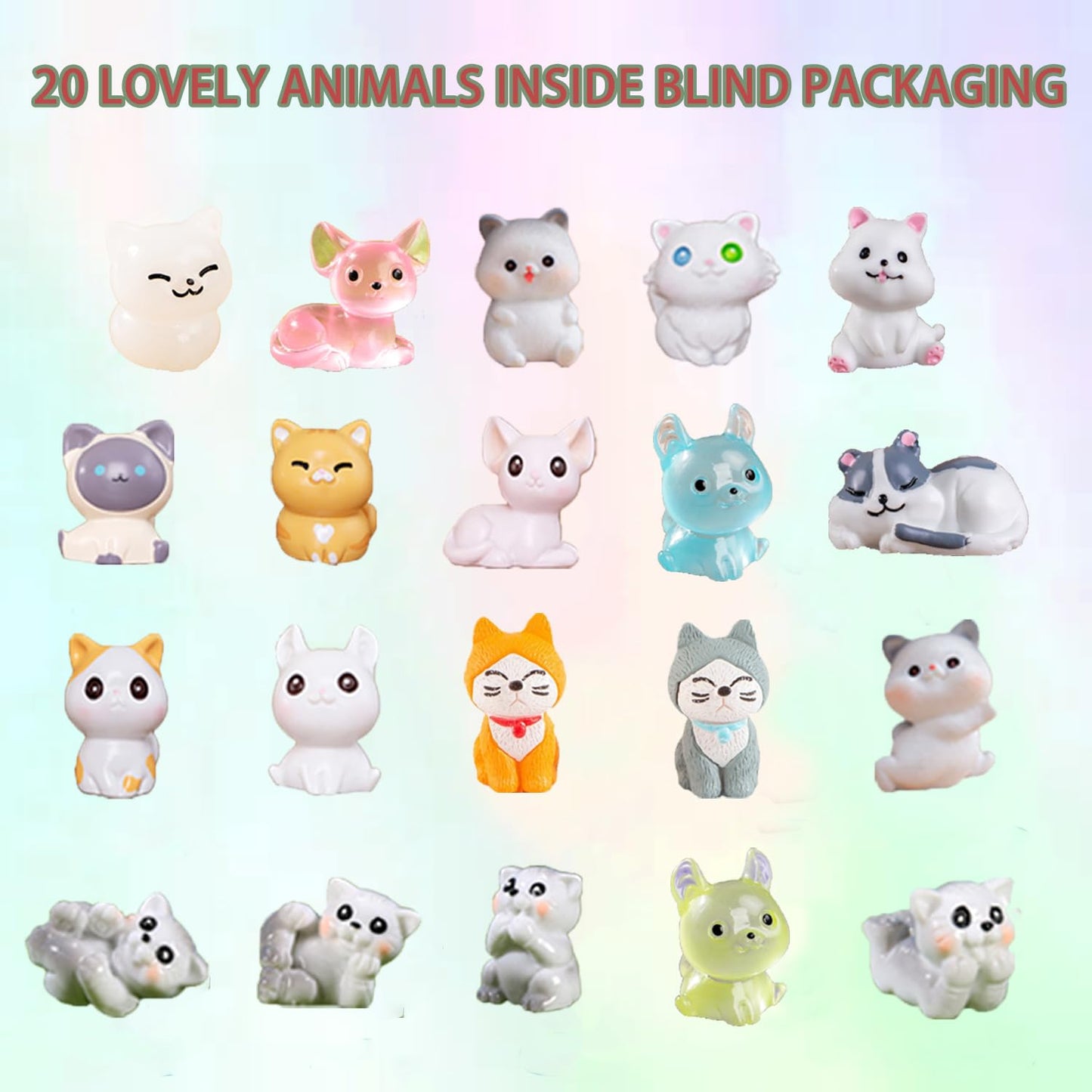 Kids Bath Bombs with Surprise Inside, 20 Pack Bring Dog and cat Toys Gift Set, Natural Organic Bubble Bath Foam Bath