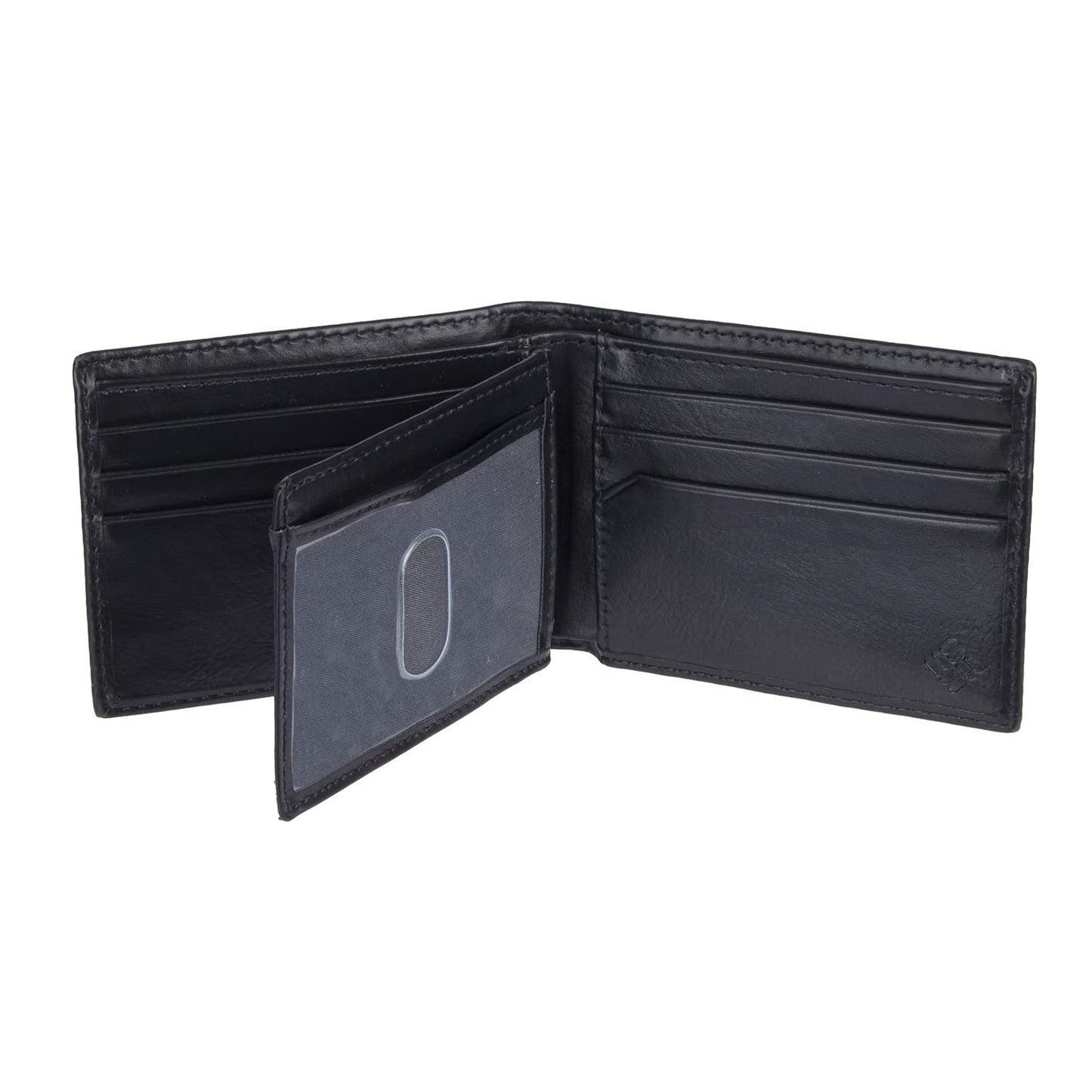 Columbia Men's Johnstown RFID Blocking Extra-Capacity Slimfold Wallet, Black, One Size