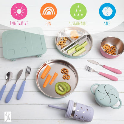 Elk and Friends 10oz Stainless Steel Kids + Toddler Drinking Cups | The Original Mason Jars with Lids + Sleeves + Straws | Smoothie Cups | Spill Resistant | Dishwasher Safe | 4 Pack